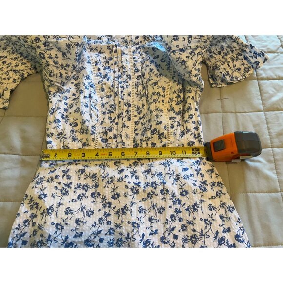 Urban Outfitters x Laura Ashley Maisy Mock Neck Mini Floral Dress Womens Size XS - Picture 9 of 14